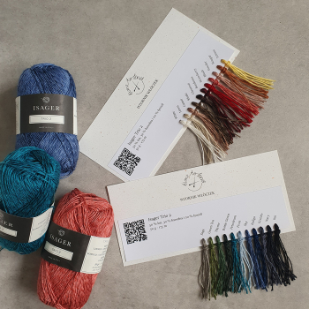 Wzornik włóczek Isager Trio 2